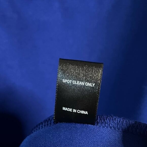 Crystal Sky Blue Feather Dress Size Medium - Picture 11 of 11